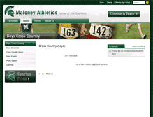 Tablet Screenshot of boyscrosscountry.maloneyathletics.com