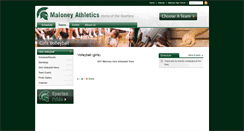 Desktop Screenshot of girlsvolleyball.maloneyathletics.com