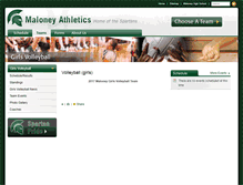 Tablet Screenshot of girlsvolleyball.maloneyathletics.com