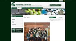 Desktop Screenshot of girlstennis.maloneyathletics.com